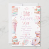 Een lief jaar 1e verjaardag kaart (Voorkant)