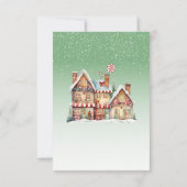 Een lief klein Baby Snoep Lijst meisje Baby shower Bedankkaart (Achterkant)