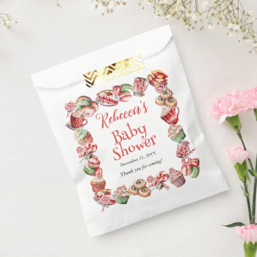 Een lief klein Baby Snoepjes Lijst Baby shower Bedankzakje (Gezegeld)