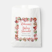 Een lief klein Baby Snoepjes Lijst Baby shower Bedankzakje (Voorkant)