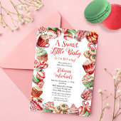 Een lief klein Baby Snoepjes Lijst Baby shower Kaart