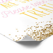 Een lief klein citroen Baby shower gunsten teken Poster (Hoek)