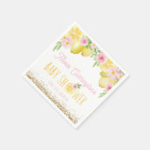 Een lief klein citroen Baby shower Servet (Hoek)