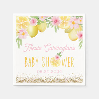 Een lief klein citroen Baby shower Servet
