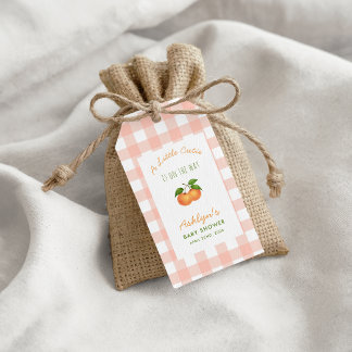 Een Lief Klein Citroentje Roze Baby Shower Cadeaub Cadeaulabel