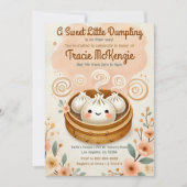 Een lief klein dumplings Baby shower Kaart (Voorkant)