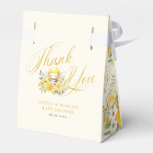 Een lief klein honingbij Baby shower dank je Bedankdoosjes (Achterkant)