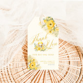 Een lief klein honingbij Baby shower dank je Cadeaulabel