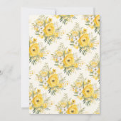 Een lief klein honingbij Baby shower Kaart (Achterkant)