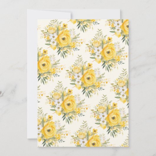 Een lief klein honingbij Baby shower Kaart (Achterkant)