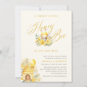 Een lief klein honingbij Baby shower Kaart (Voorkant)