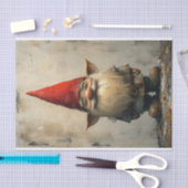 Een lief klein kabouter in een noodlijdende stijl tissuepapier (Craft)