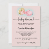 Een lief klein meisje Baby Brunch Kaart (Voorkant)