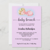 Een lief klein meisje Baby Brunch Kaart (Voorkant)