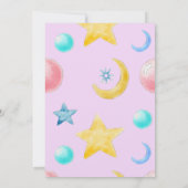 Een lief klein meisje Baby Brunch Kaart (Achterkant)