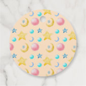 Een lief klein meisje Baby shower Bedankjes Labels (Achterkant)