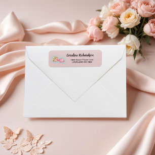 Een lief klein meisje Baby shower Etiket