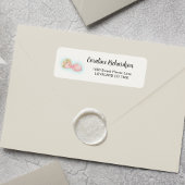 Een lief klein meisje Baby shower Etiket