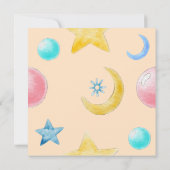 Een lief klein meisje Baby shower Kaart (Achterkant)