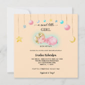 Een lief klein meisje Baby shower Kaart (Voorkant)