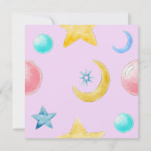 Een lief klein meisje Baby shower Kaart (Achterkant)