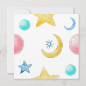 Een lief klein meisje Baby shower Kaart (Achterkant)