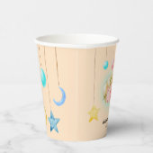 Een lief klein meisje Baby shower Paper Cups Papieren Bekers (Rechts)