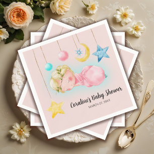 Een lief klein meisje Baby shower Servet