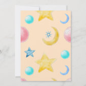 Een lief klein meisje ivoor Baby shower Kaart (Achterkant)