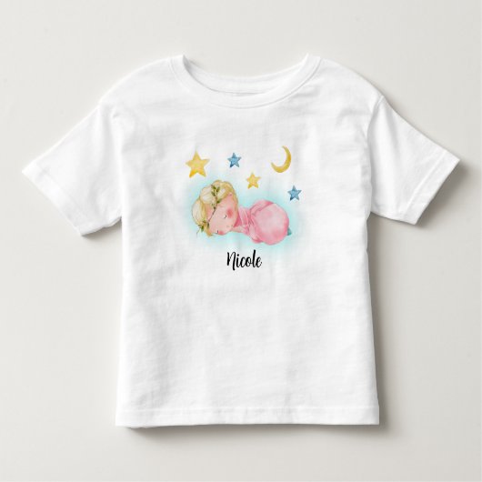 Een lief klein meisje kinder shirts (Voorkant)