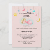 Een lief klein meisje roze Baby shower Kaart (Voorkant)