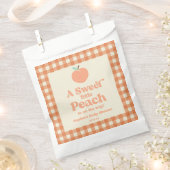 Een lief klein perzikfruit roze Sinaasappel Baby s Bedankzakje (Geknipt)