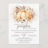 Een lief klein pompoenneutraal Baby shower Briefkaart (Voorkant)