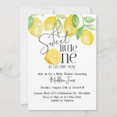 Een lief kleintje, Lemon thema, Baby shower, Kaart (Voorkant)