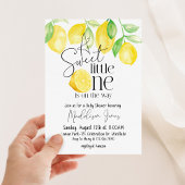 Een lief kleintje, Lemon thema, Baby shower, Kaart