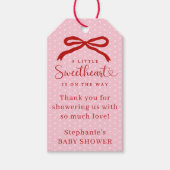 Een Lief Kleinzoentje Valentijns Babyshower Cadeaulabel (Voorkant)