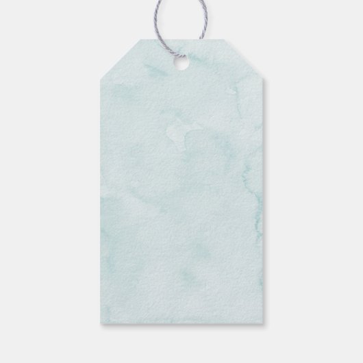 Een lief koekje eerste verjaardag dank u cadeaulabel (Achterkant)