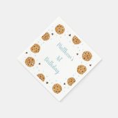 Eén lief koekje eerste verjaardag servet (Hoek)