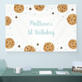 Eén lief koekje eerste verjaardag spandoek (Beurs)