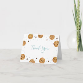 Een lief koekje verjaardag dank u bedankkaart