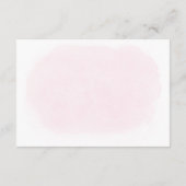 Een lief meisje Baby shower boek aanvraag Informatiekaartje (Achterkant)