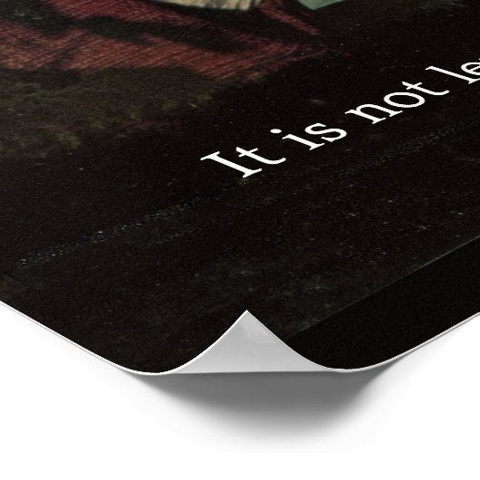 Een liefdadige oudere dame met een kattenfoto-post poster (Hoek)