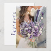 Een liefde als lavendel | serene stijl kaart (Voorkant / Achterkant)