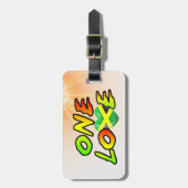 Eén liefde bagagelabel (Voorkant verticaal)