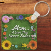 Een liefde die nooit verdwijnt sleutelhanger (Achterkant)