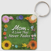 Een liefde die nooit verdwijnt sleutelhanger (Achterkant)