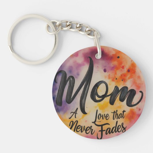 Een liefde die nooit verdwijnt sleutelhanger (Voorkant)