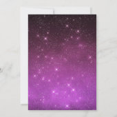 Een liefde geschreven in de Stars Celestial Weddin Kaart (Achterkant)