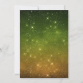 Een liefde geschreven in de Stars Celestial Weddin Kaart (Achterkant)