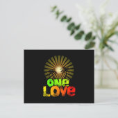 Eén liefde Jamaica Briefkaart (Staand voorkant)